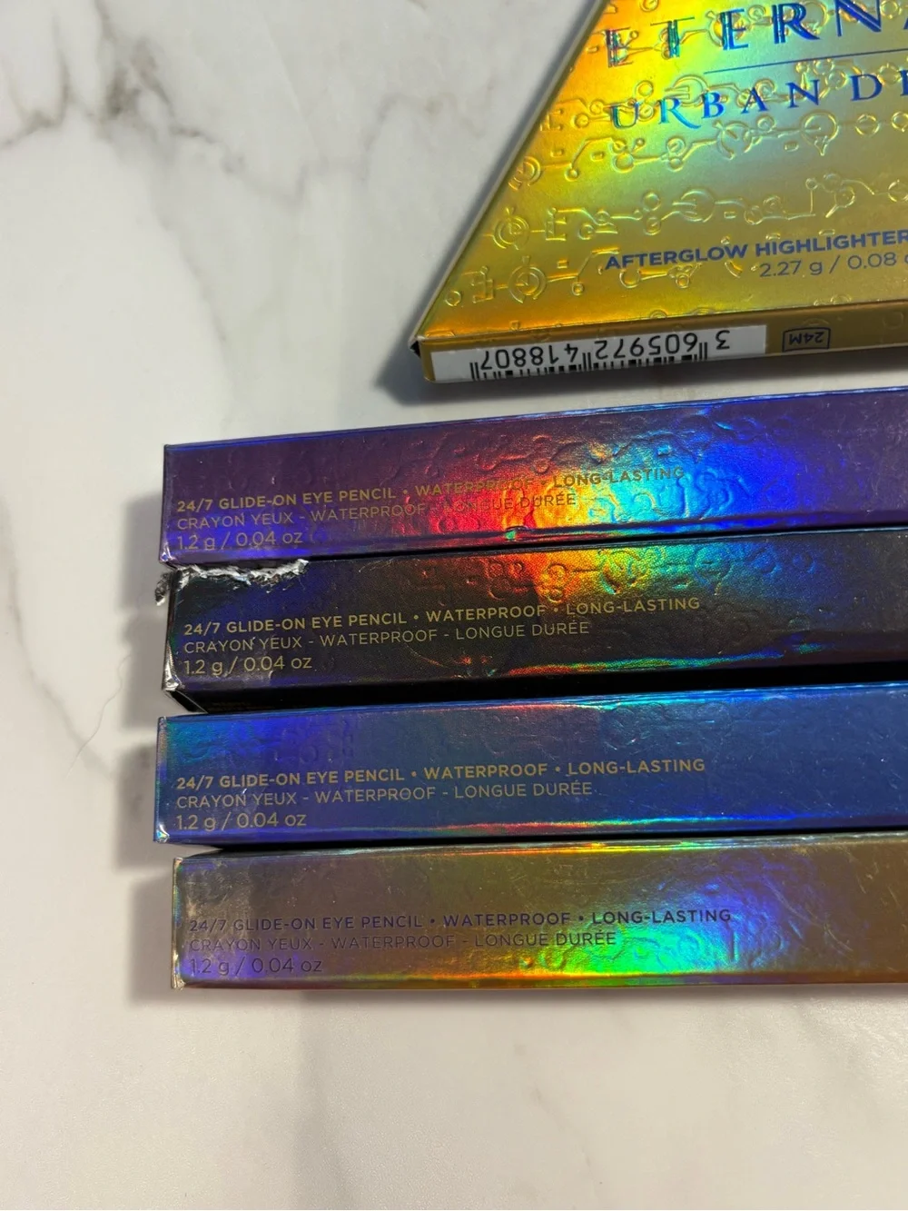 Urban Decay Eternals Holographic Highlighter & Eye Liner Set of 4